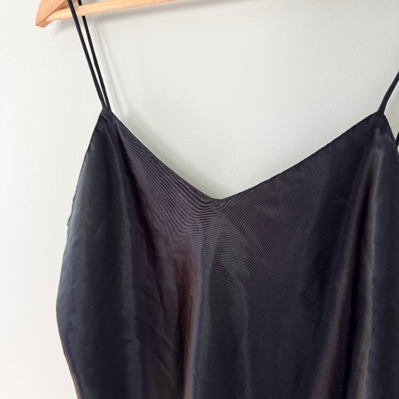 Indulgence Black Satin Camisole - Picture 2 of 7